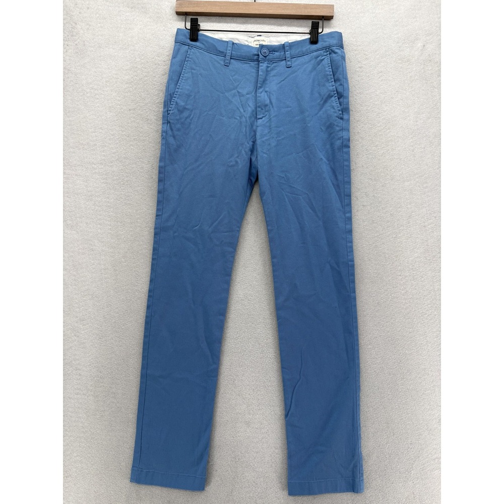 J. Crew Crewcuts Skinny Chino Pants Boys 14 Blue Stretch Twill School Unirofm